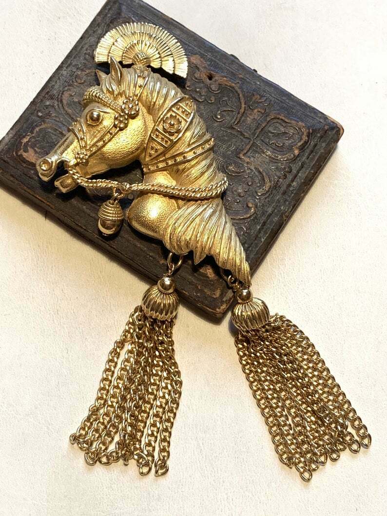 Estate cheap equestrian jewelry